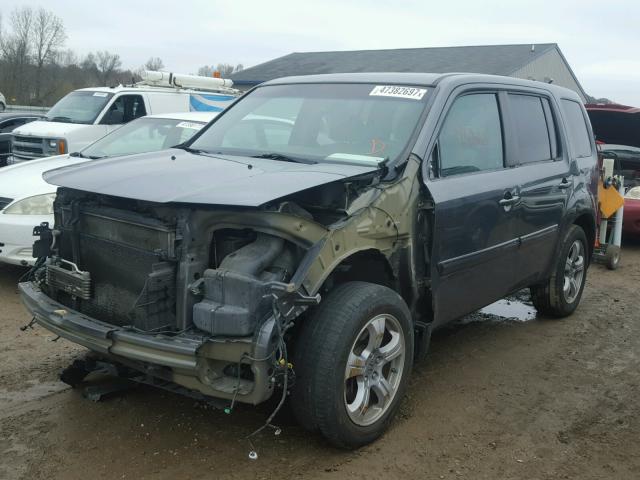 5FNYF4H47CB004343 - 2012 HONDA PILOT EX GRAY photo 2