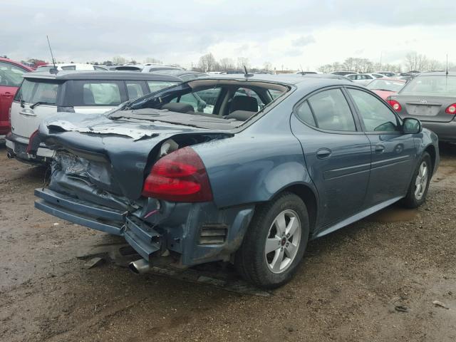 2G2WP552061237702 - 2006 PONTIAC GRAND PRIX BLUE photo 4