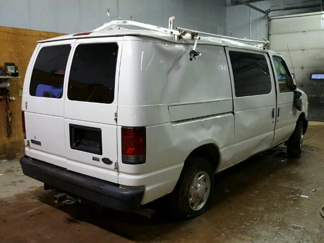 1FTNE1EL7ADA10146 - 2010 FORD ECONOLINE WHITE photo 4