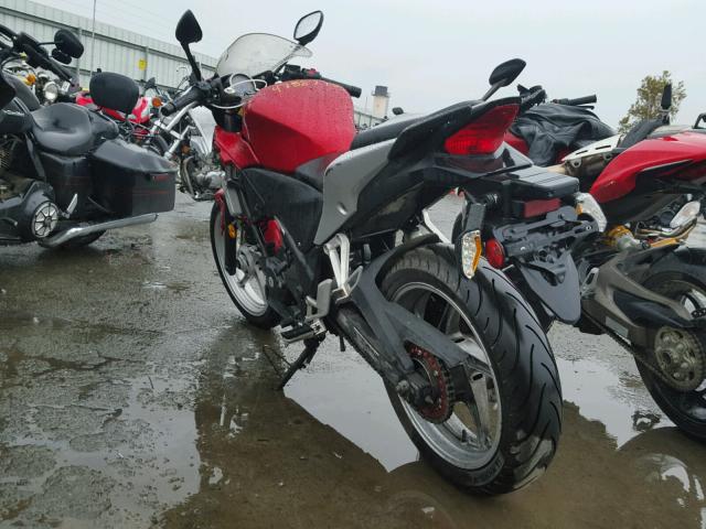 MLHMC4103C5203886 - 2012 HONDA CBR250 R RED photo 3