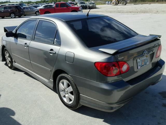 1NXBR32E35Z441285 - 2005 TOYOTA COROLLA CE GRAY photo 3