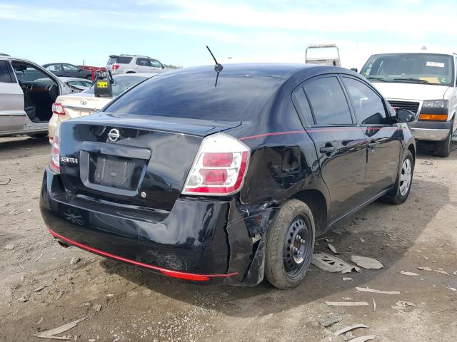 3N1AB61E98L685256 - 2008 NISSAN SENTRA 2.0 BLACK photo 4