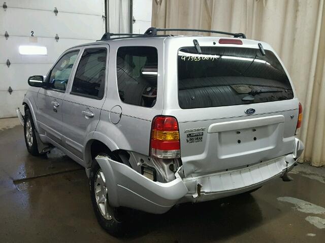 1FMCU941X7KB79697 - 2007 FORD ESCAPE LIM SILVER photo 3