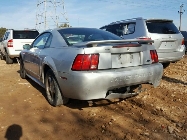 1FAFP40443F438950 - 2003 FORD MUSTANG SILVER photo 3