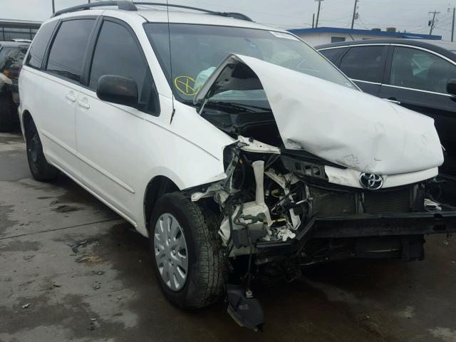 5TDZA23C96S509869 - 2006 TOYOTA SIENNA CE WHITE photo 1