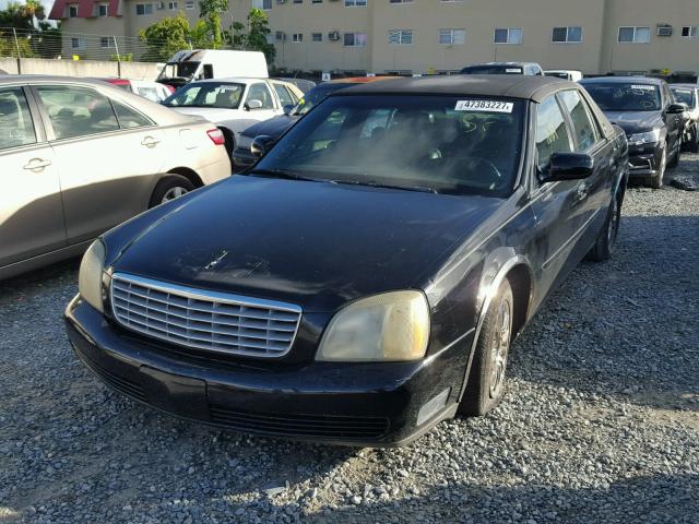 1G6KD54YX3U127977 - 2003 CADILLAC DEVILLE BLACK photo 2