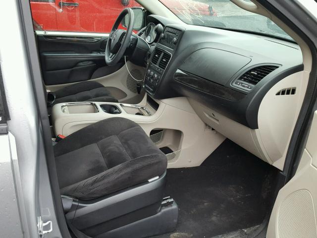 2C4RDGCG2ER267215 - 2014 DODGE GRAND CARA GRAY photo 5