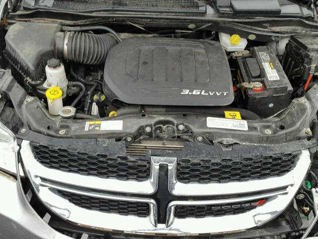 2C4RDGCG2ER267215 - 2014 DODGE GRAND CARA GRAY photo 7