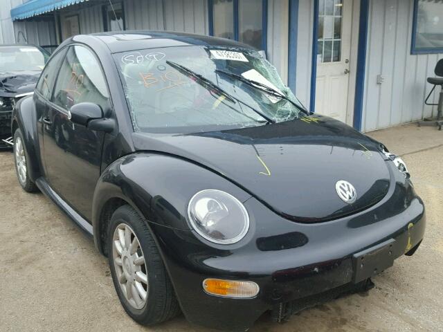 3VWCK31C64M421268 - 2004 VOLKSWAGEN NEW BEETLE BLACK photo 1