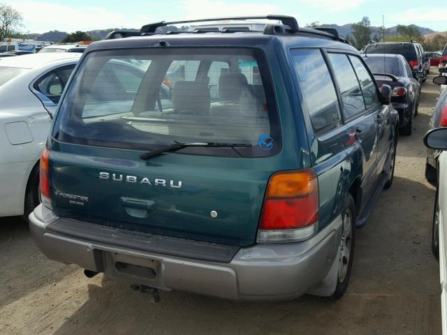 JF1SF6551WG706012 - 1998 SUBARU FORESTER S 绿色 照片 4