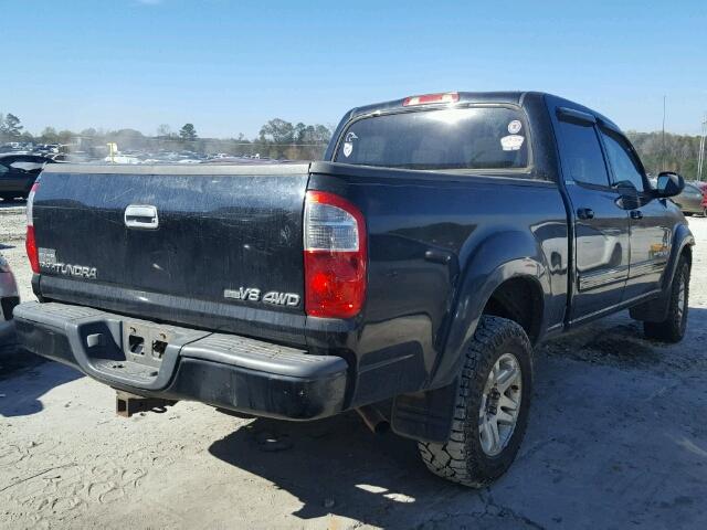 5TBDT48124S452167 - 2004 TOYOTA TUNDRA DOU BLACK photo 4