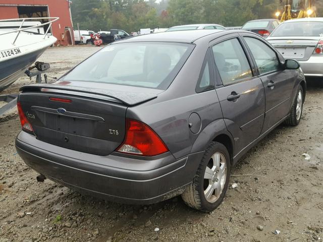 1FAFP38Z54W116619 - 2004 FORD FOCUS ZTS GRAY photo 4