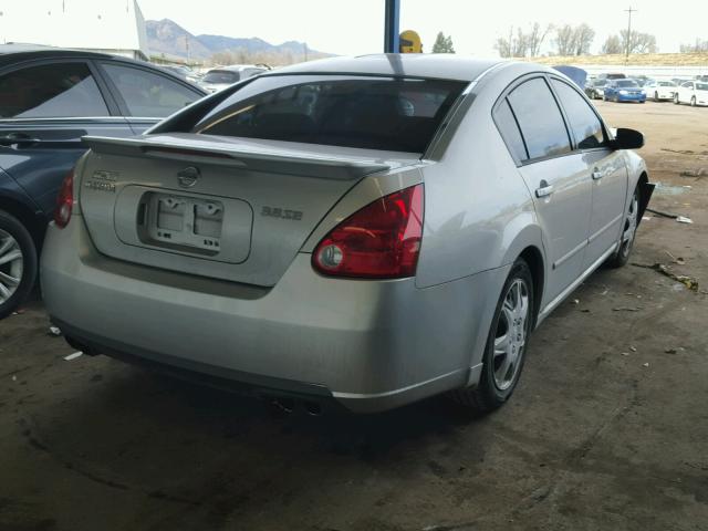 1N4BA41E68C816802 - 2008 NISSAN MAXIMA SE SILVER photo 4