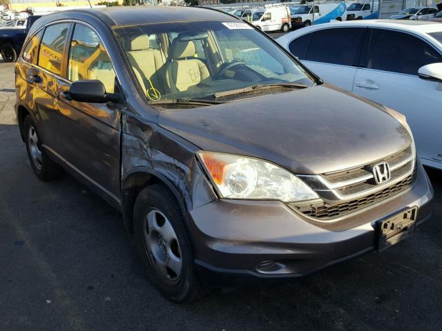 5J6RE3H38AL035856 - 2010 HONDA CR-V LX BROWN photo 1