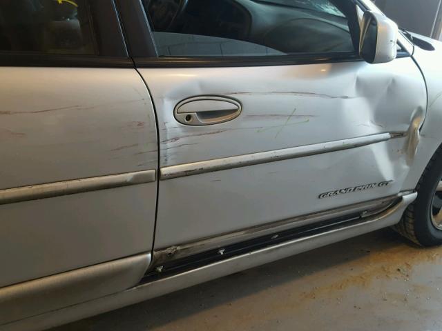 1G2WP52K11F213110 - 2001 PONTIAC GRAND PRIX SILVER photo 9