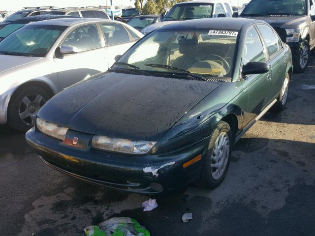 1G8ZK5270WZ187196 - 1998 SATURN SL2 GREEN photo 2