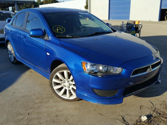 JA3AU86W39U003837 - 2009 MITSUBISHI LANCER GTS BLUE photo 1