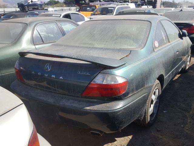 19UYA42423A007104 - 2003 ACURA 3.2CL GREEN photo 4