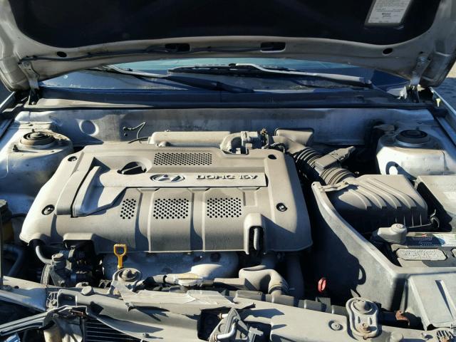 KMHDN46D44U823481 - 2004 HYUNDAI ELANTRA GL SILVER photo 7