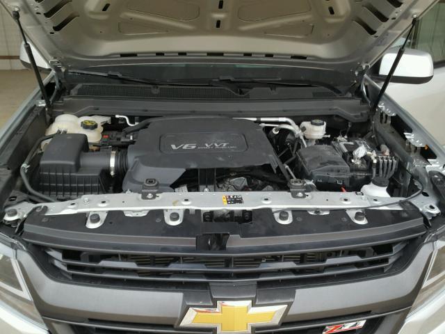 1GCGSCE33F1146344 - 2015 CHEVROLET COLORADO SILVER photo 7