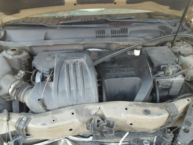 1G1AK55F977189931 - 2007 CHEVROLET COBALT LS GRAY photo 7