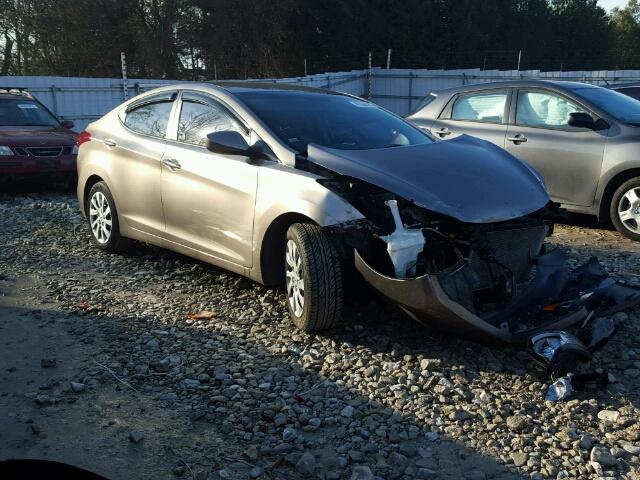 5NPDH4AE1DH438823 - 2013 HYUNDAI ELANTRA GL GRAY photo 1