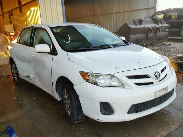 2T1BU4EE4BC603549 - 2011 TOYOTA COROLLA WHITE photo 1