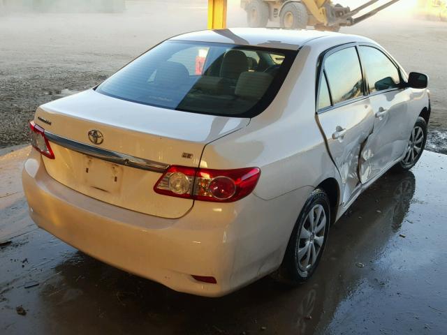 2T1BU4EE4BC603549 - 2011 TOYOTA COROLLA WHITE photo 4