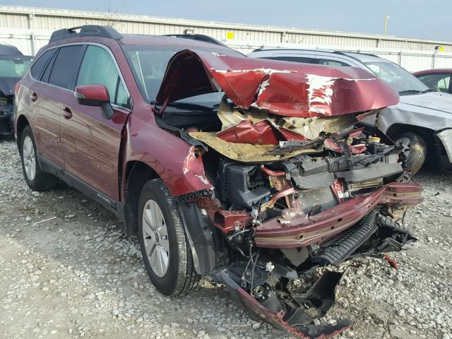 4S4BSAFC2G3298856 - 2016 SUBARU OUTBACK 2. RED photo 1