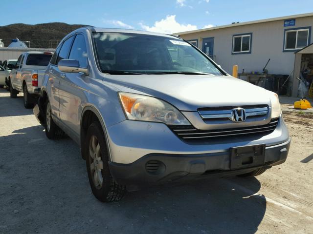 JHLRE38798C032647 - 2008 HONDA CR-V EXL BLUE photo 1