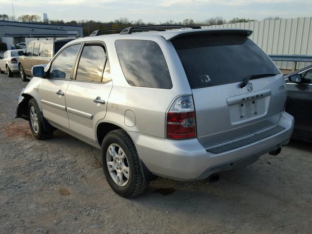 2HNYD18615H524969 - 2005 ACURA MDX TOURIN SILVER photo 3