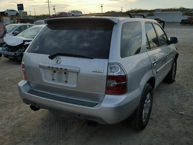 2HNYD18615H524969 - 2005 ACURA MDX TOURIN SILVER photo 4