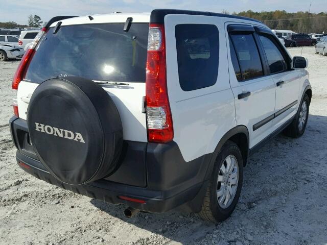 SHSRD78845U300320 - 2005 HONDA CR-V EX WHITE photo 4