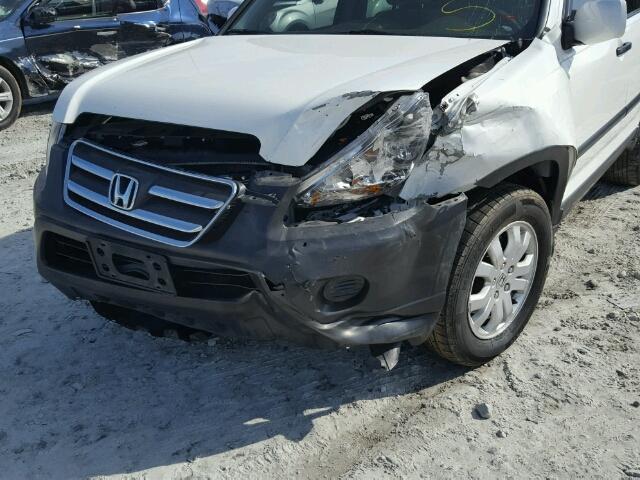 SHSRD78845U300320 - 2005 HONDA CR-V EX WHITE photo 9