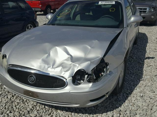 2G4WC532351179296 - 2005 BUICK LACROSSE C SILVER photo 9