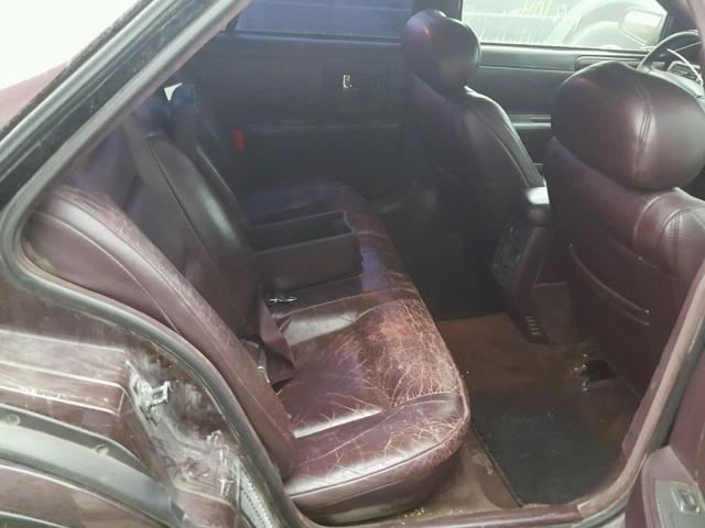 1G6KS52Y5TU823252 - 1996 CADILLAC SEVILLE SL MAROON photo 6