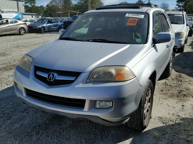 2HNYD18696H550513 - 2006 ACURA MDX TOURIN SILVER photo 2