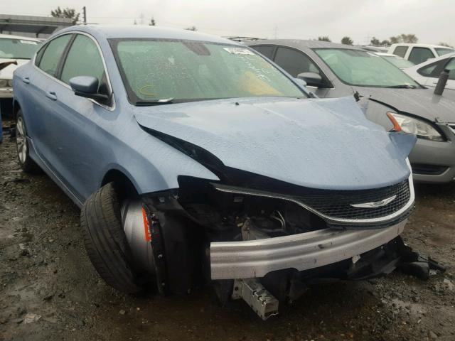 1C3CCCAB2FN739862 - 2015 CHRYSLER 200 LIMITE BLUE photo 1