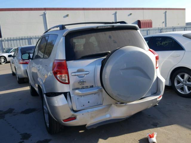 JTMZD32V175070254 - 2007 TOYOTA RAV4 SPORT SILVER photo 3