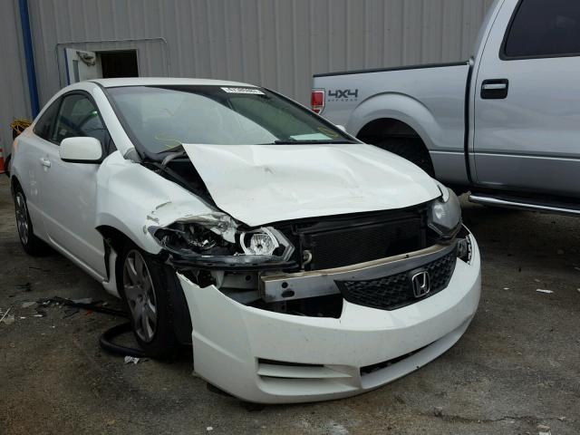 2HGFG1B62AH531602 - 2010 HONDA CIVIC LX WHITE photo 1