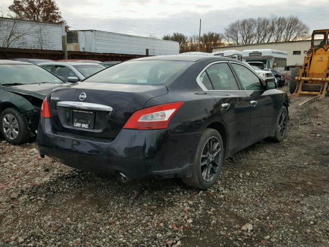 1N4AA51E89C829215 - 2009 NISSAN MAXIMA S BLACK photo 4