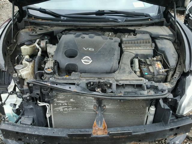 1N4AA51E89C829215 - 2009 NISSAN MAXIMA S BLACK photo 7