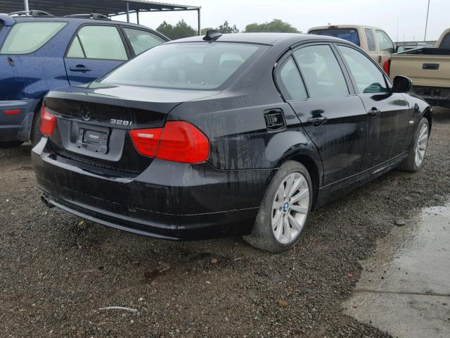 WBAPH5G51BNM80722 - 2011 BMW 328 I SULE BLACK photo 4