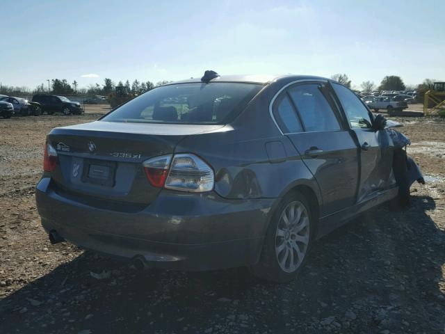 WBAVD53567A008524 - 2007 BMW 335 XI GRAY photo 4