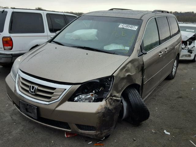 5FNRL38688B419218 - 2008 HONDA ODYSSEY EX BROWN photo 2