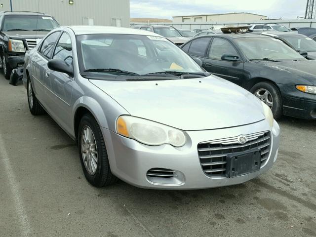 1C3EL46J75N505472 - 2005 CHRYSLER SEBRING SILVER photo 1