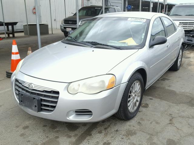 1C3EL46J75N505472 - 2005 CHRYSLER SEBRING SILVER photo 2