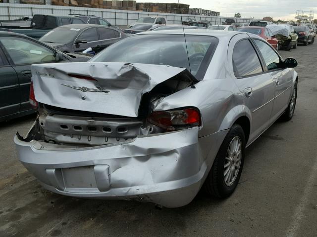 1C3EL46J75N505472 - 2005 CHRYSLER SEBRING SILVER photo 4