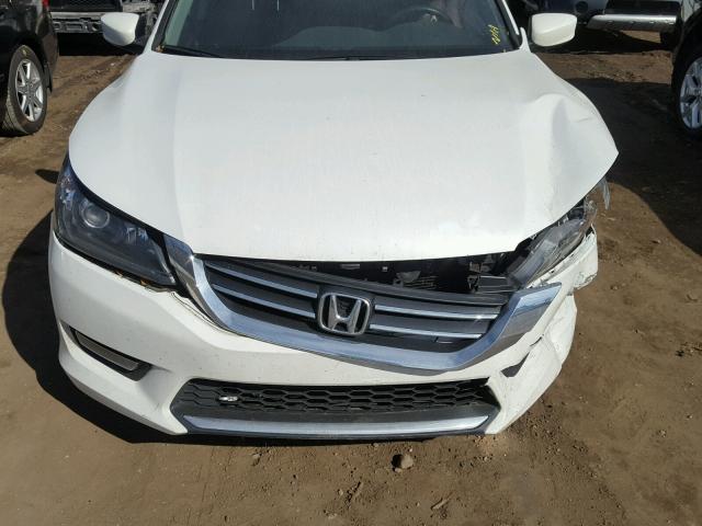 1HGCR2F53EA193782 - 2014 HONDA ACCORD SPO WHITE photo 7