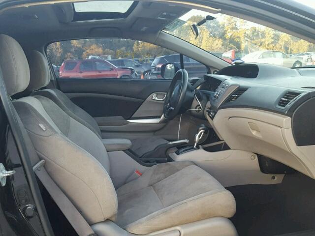 2HGFG3B86CH534390 - 2012 HONDA CIVIC EX أسود صورة 5